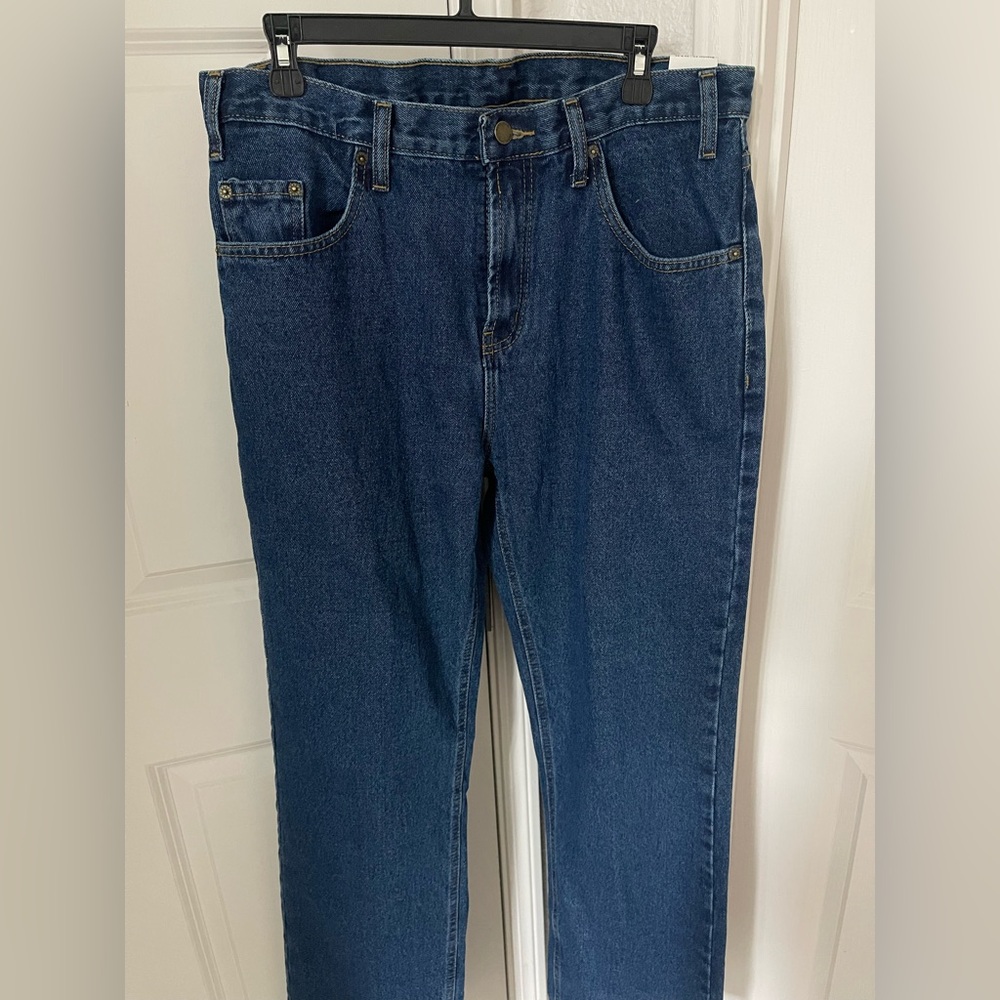 Rural King Men's Blue Straight Leg Jeans - Picture 2 of 2